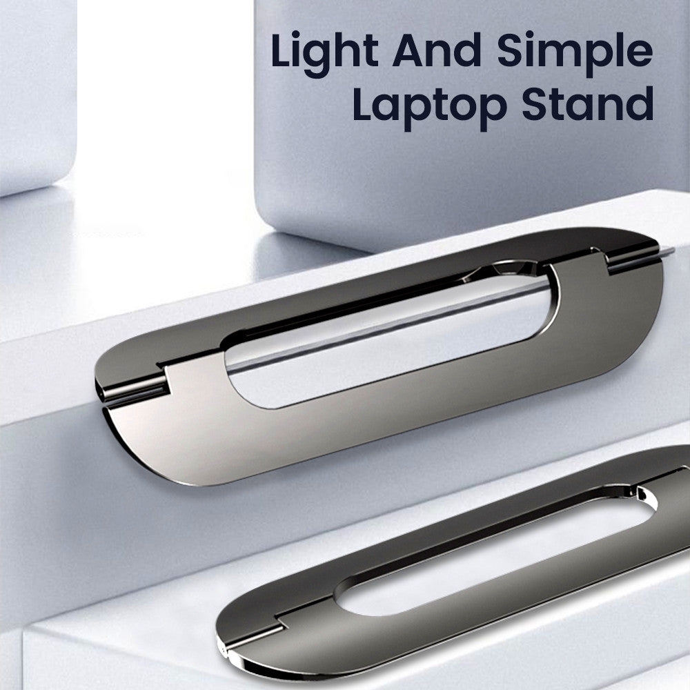 Height-Adjustable Portable Laptop Stand — Ergonomic Multi-Angle Riser for Desk & Travel