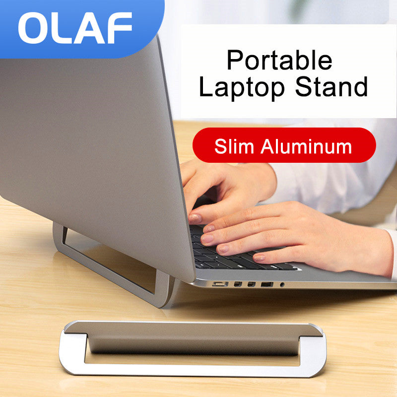 Height-Adjustable Portable Laptop Stand — Ergonomic Multi-Angle Riser for Desk & Travel