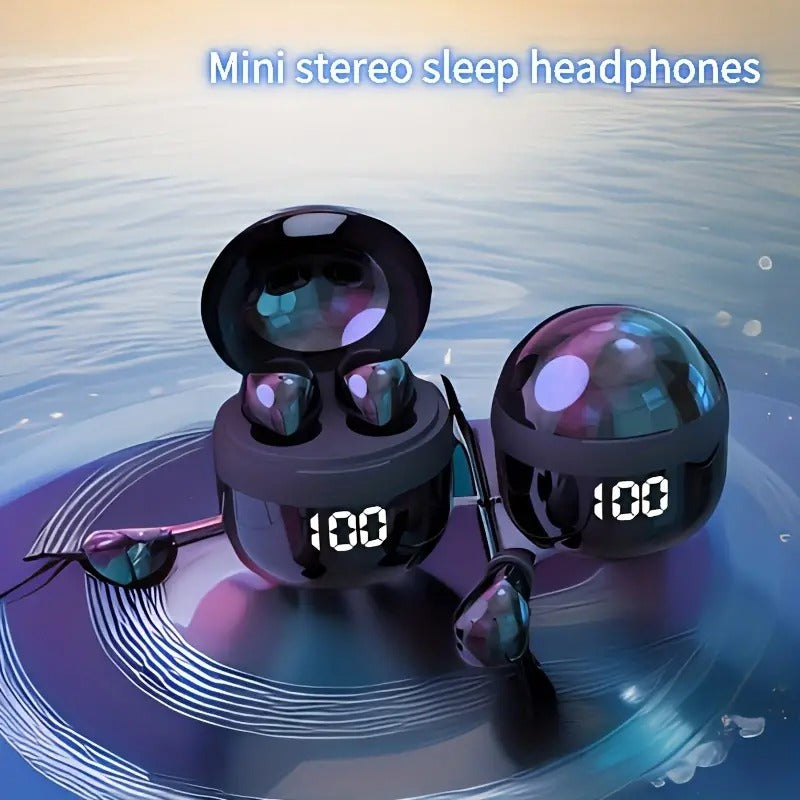 Mini Wireless Noise Cancelling Earbuds with LED Display