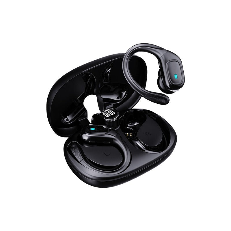 Wireless Noise Cancelling Earphones with LED Display