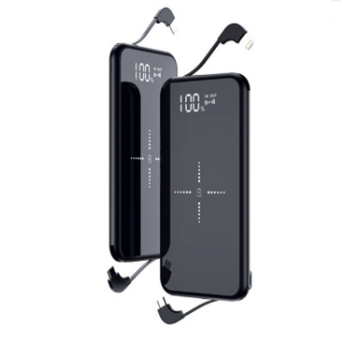 Mirror Wireless Power Bank — Sleek Portable Charger for iPhone & Android
