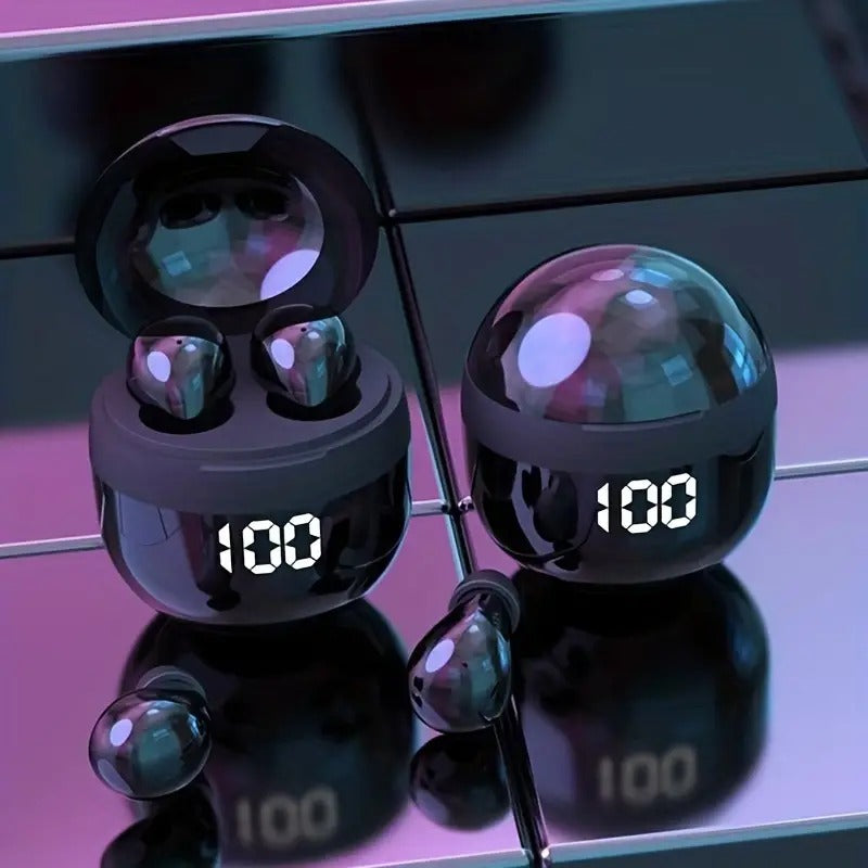 Mini Wireless Noise Cancelling Earbuds with LED Display