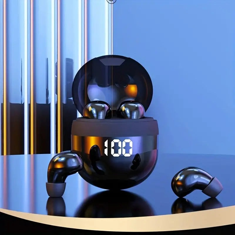 Mini Wireless Noise Cancelling Earbuds with LED Display