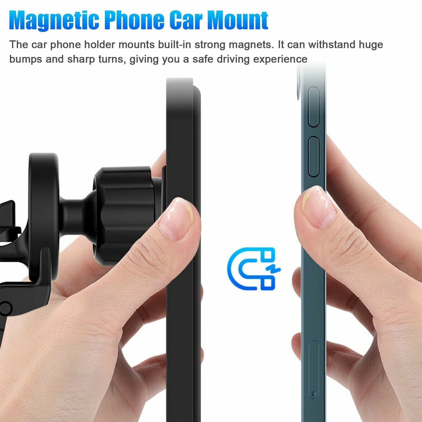 MagSafe Wireless Charger Car Mount for iPhone 12 13 14 Pro Max